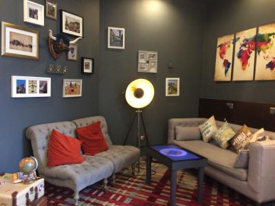 ロビーも居心地の良い空間でした