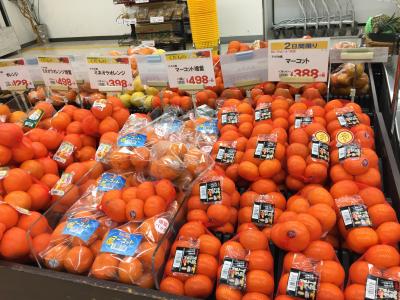 沖縄の名物もじゅーしーもあります　果物もたくさん