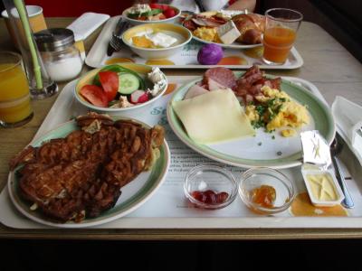 朝食は充実していました