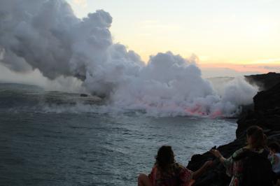 海に落ちる溶岩 By ナイア キラウエア火山のクチコミ フォートラベル