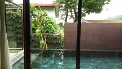 プールヴィラの景色