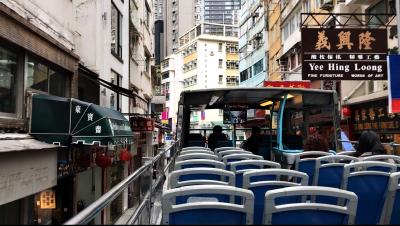 気軽に乗れるオープントップバス