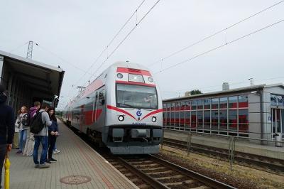 ヴィリニュスからトゥラカイまで電車で行きました。