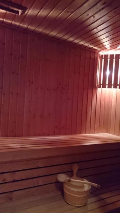 なぜか部屋にサウナがあった