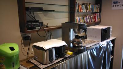 朝食、、用意されてる感が低いので結局食べませんでした。