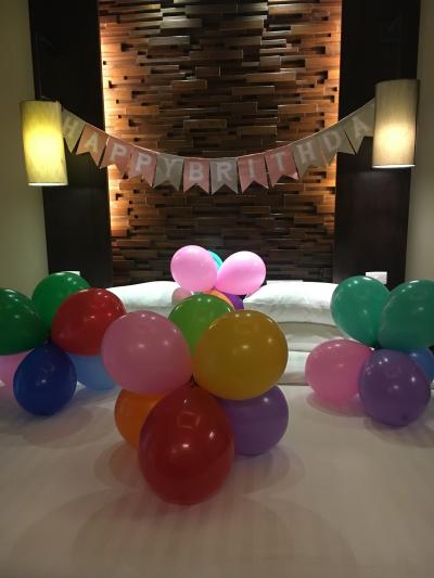 誕生日当日のおもてなしに感動