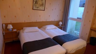 １階のツインベッドの部屋でした。