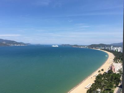 部屋のベランダからの景色　美しい！！