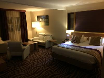 流石スイート広さは申し分なし！