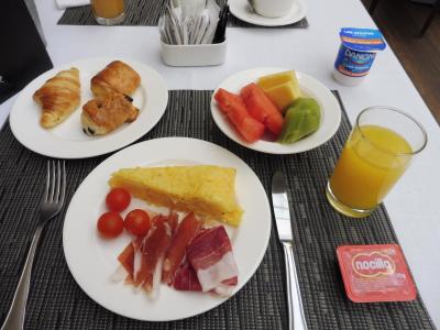 朝食、美味しかったです。アラカルトの注文も出来るようでした