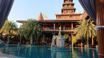 空港近くのリゾートホテル