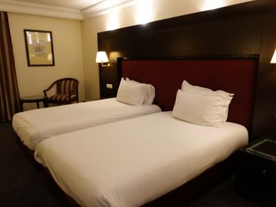 シックな感じの客室。広さは十分