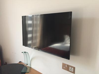 テレビはデカイです