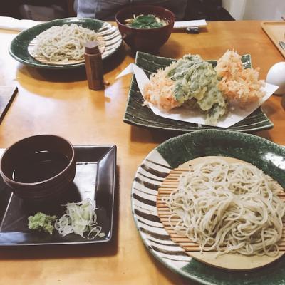 伊豆シャボテン動物公園から車ですぐの、美味しいそば屋さん