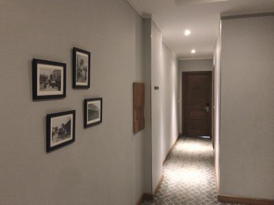 ひとつのフロアに部屋が少なく、ホテル内も落ち着いていて静か