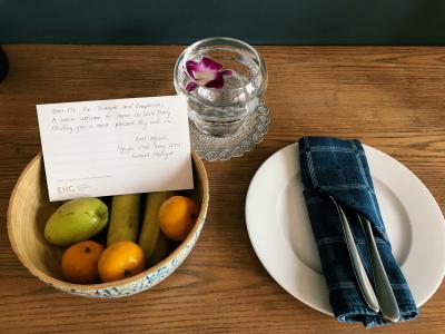 お部屋のフルーツも盛り盛り