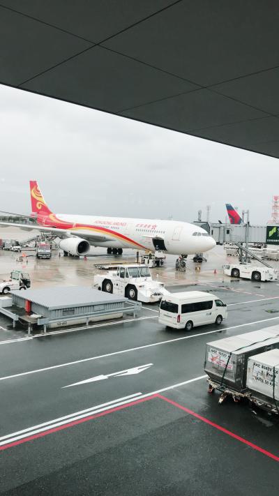 香港航空ビジネスクラス体験　台北→香港→大阪　大阪→香港→台北