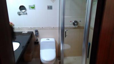 シャワールームが狭い