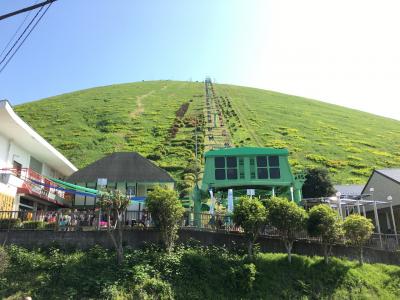 大室山へのリフト体験