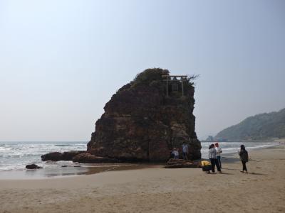 出雲大社から歩いて行くことのできる海岸