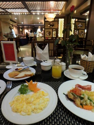 朝食はどれも味がいまいちでした・・