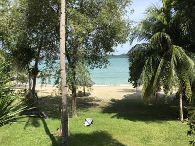 部屋のベランダから