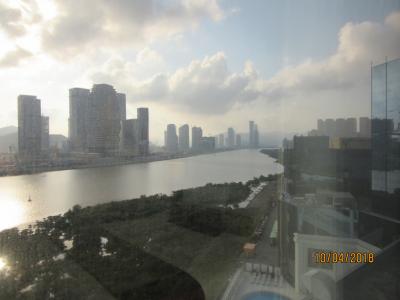 ホテルから中国（珠海）の眺望