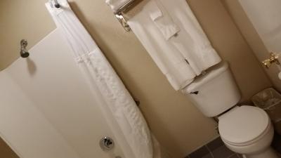 バスタブと固定式シャワー