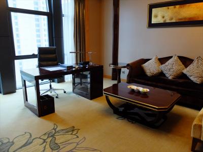 アップグレードで頂いたスイートの一画。