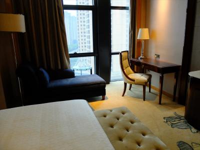 アップグレードで頂いたスイートの寝室部分。