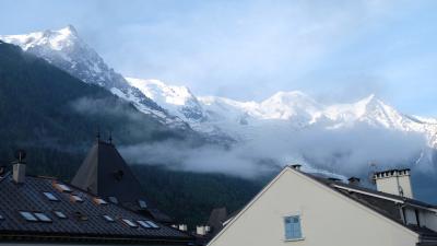 バルコニーからのモンブラン