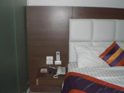 客室内の様子です。掃除が行き届いていて、きれいな感じがします