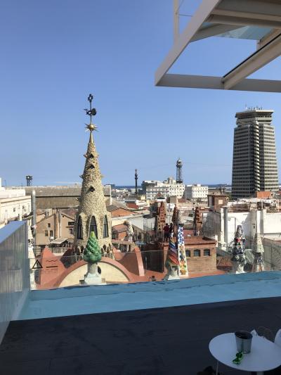 屋上からグエル邸がみえる