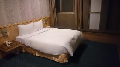 シングル用にしては広い室内