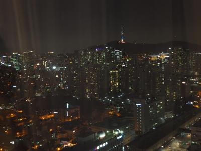 29階の客室からソウルタワーが見えて綺麗でした。