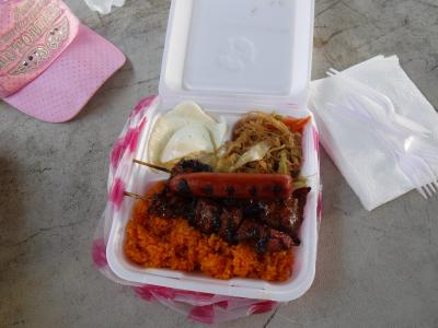 ７時15分で駐車場なんとか停められました