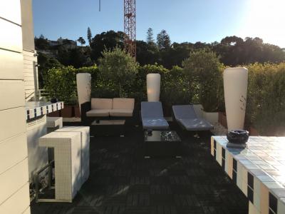 テラスは風が気持ち良かったです