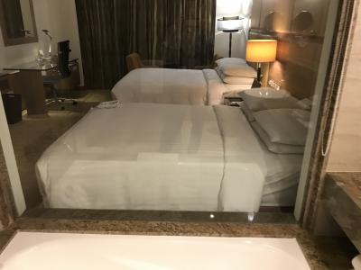 バスルームから客室がスケスケ