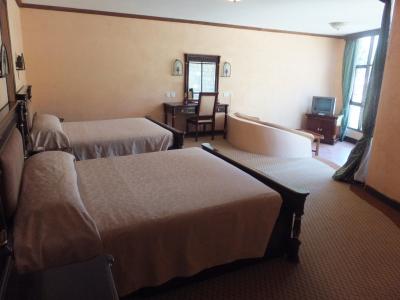 ゆったりとしたベッドルーム