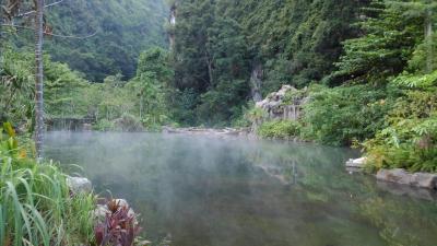 温泉池。一部は入れます。