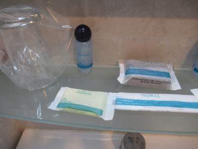 アメニティが質素すぎる