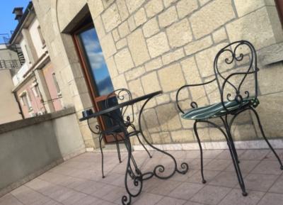 テラス付きのお部屋です。