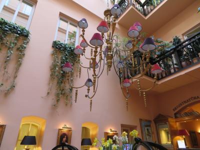 レセプションのある中庭