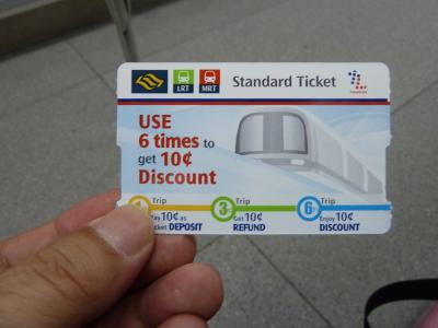 MRTの駅、乗り放題パスとかもある。