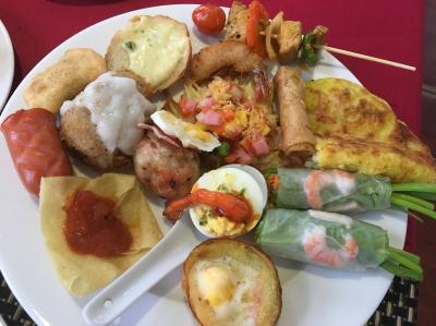 朝食バイキング