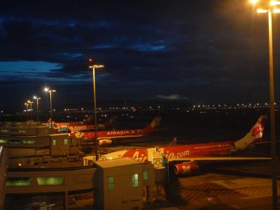 窓からは駐機場が見えます