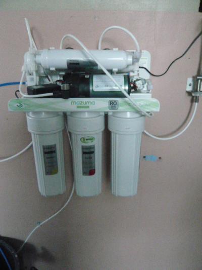 今回設置されていた浄水装置です。清涼水が、無料で２４時間ＯＫ