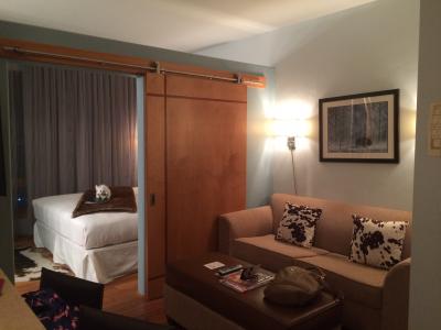 お部屋の入り口から激写するとこんな感じ。