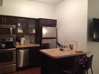 リビングとキッチン設備