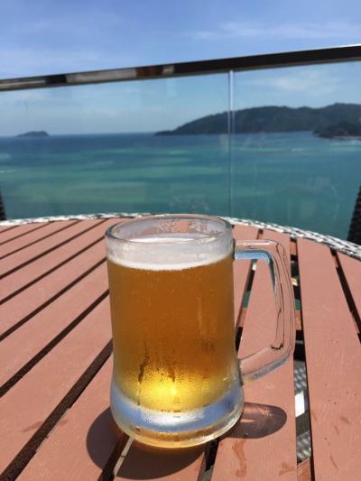 海×ビールはサイコー。